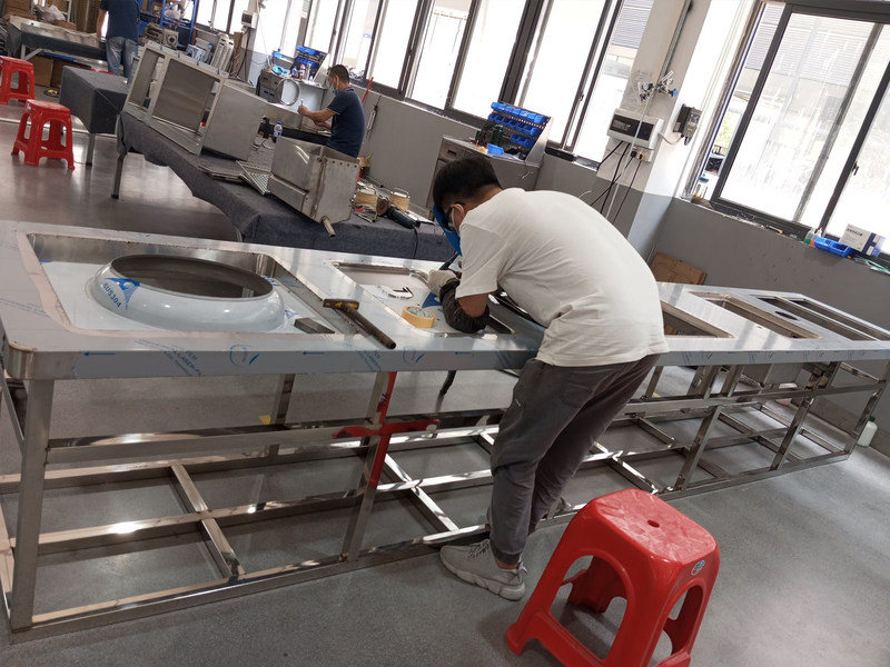 Shenzhen Smart Kitchen Digital Electric Appliance Co., Ltd linha de produção do fabricante